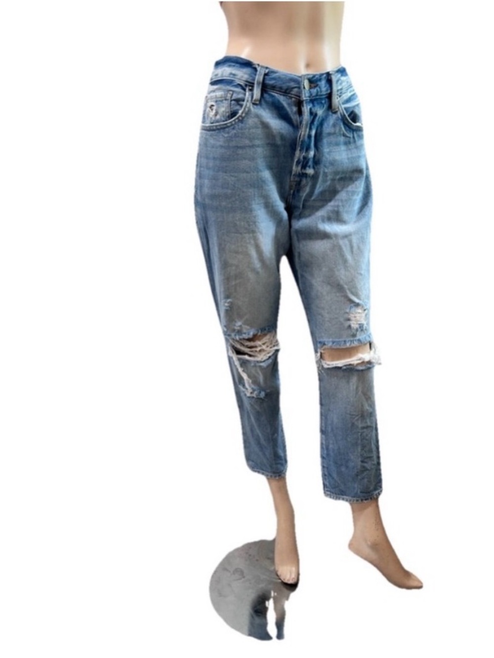 Frame Denim distressed Light Blue Jeans size:27 - Picture 4 of 16